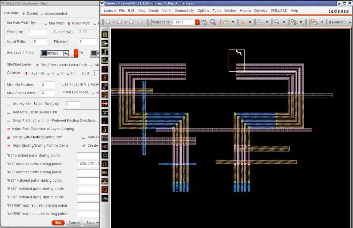 SkillCAD Matched Bus Example